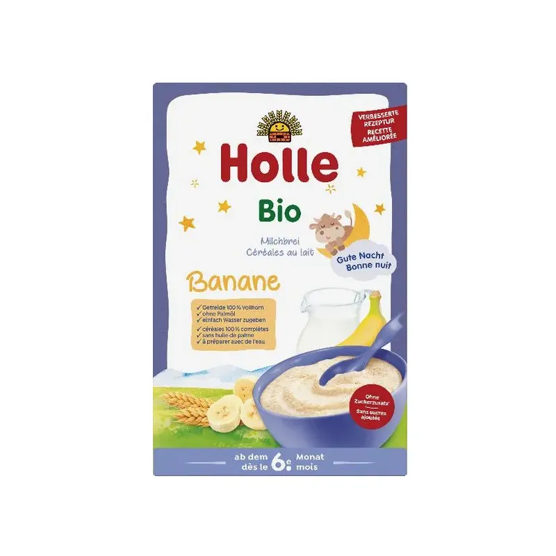 PAPILLA DE TRIGO Y PLÁTANO LECHE (+6 MESES) (BUENAS NOCHES) ECO 250G