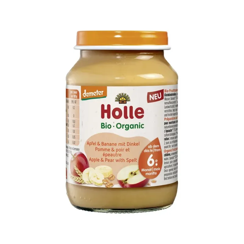 POTITO MANZANA PLATANO ESPELTA 190G +6 MESES