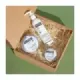PACK GREEN SPLENDOR exfoliante facial + exfoliante corporal+ crema corporal hidratante.