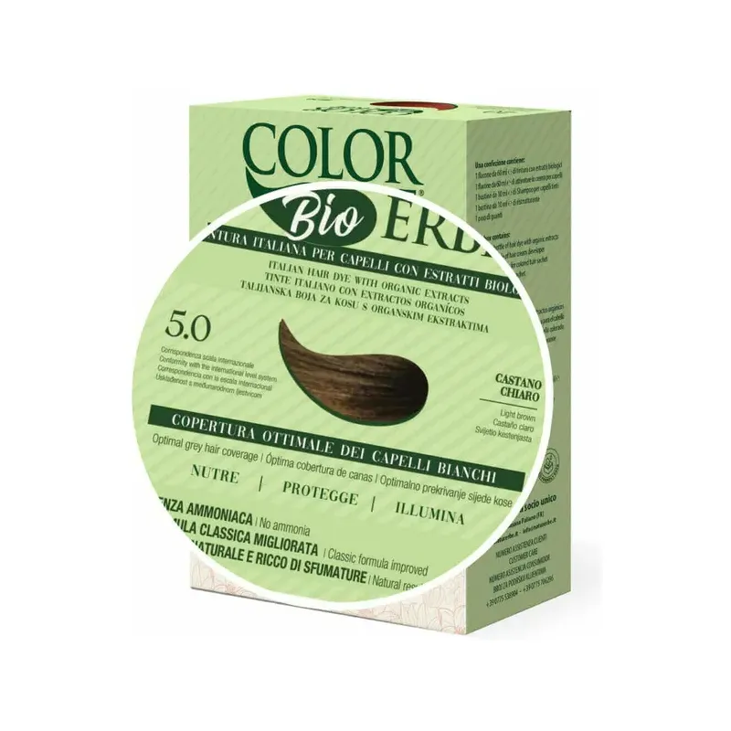 TINTE BIO CLASICO MEJORADO Nº 5.0 CASTAÑO CLARO NATUR ERBE