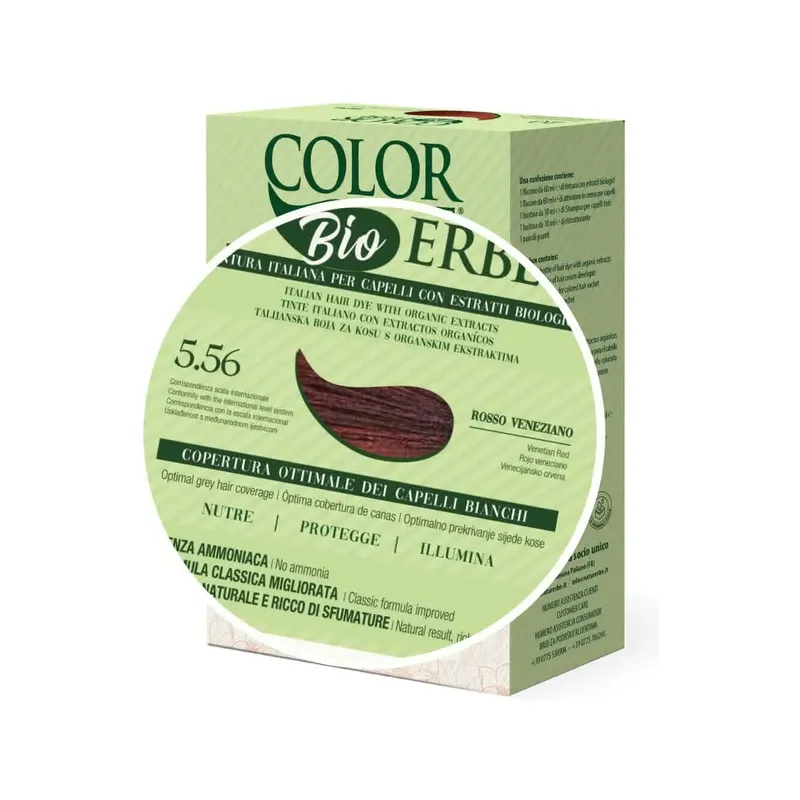 TINTE BIO CLASICO MEJORADO Nº 5.56 ROJO VENECIANO NATUR ERBE