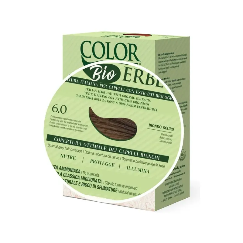 TINTE BIO CLASICO MEJORADO Nº 6.0 RUBIO OSCURO NATUR ERBE