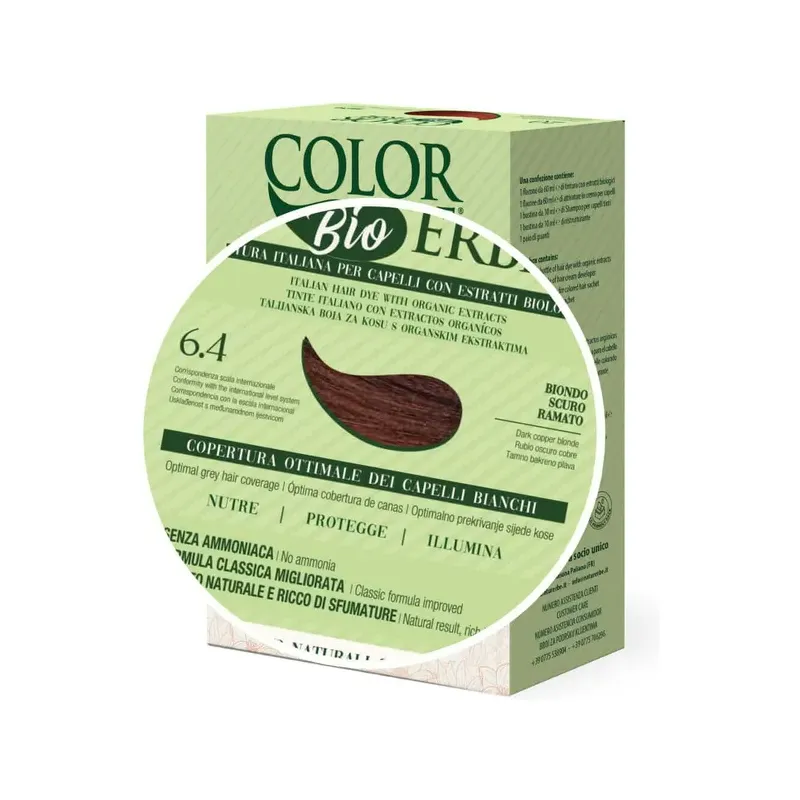 TINTE BIO CLASICO MEJORADO Nº 6.4 RUBIO OSCURO COBRE NATUR ERBE