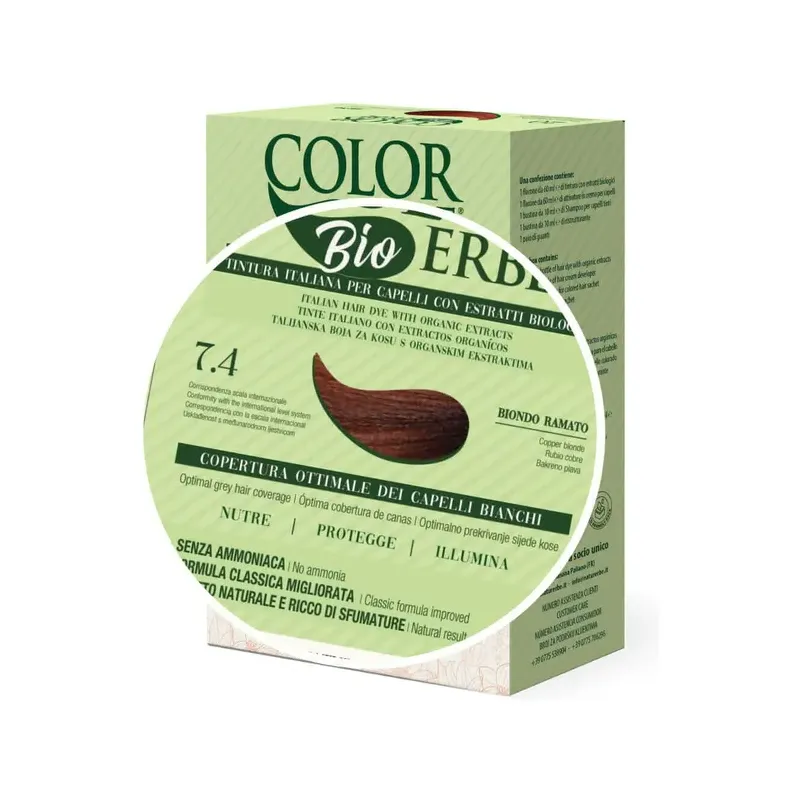 TINTE BIO CLASICO MEJORADO Nº 7.4 RUBIO COBRE NATUR ERBE