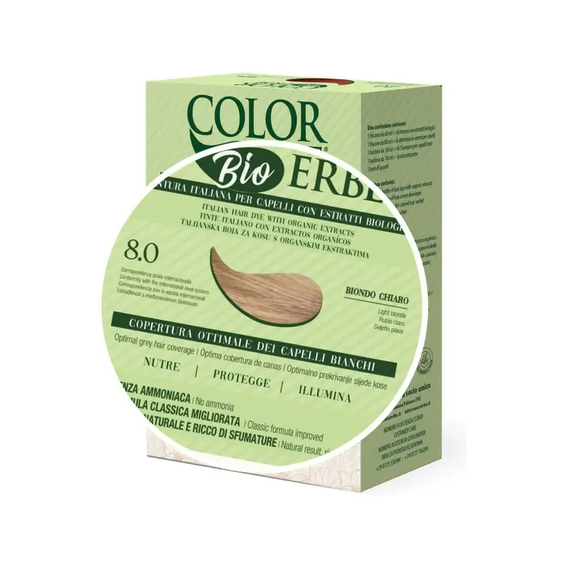 TINTE BIO CLASICO MEJORADO Nº 8.0 RUBIO CLARO NATUR ERBE