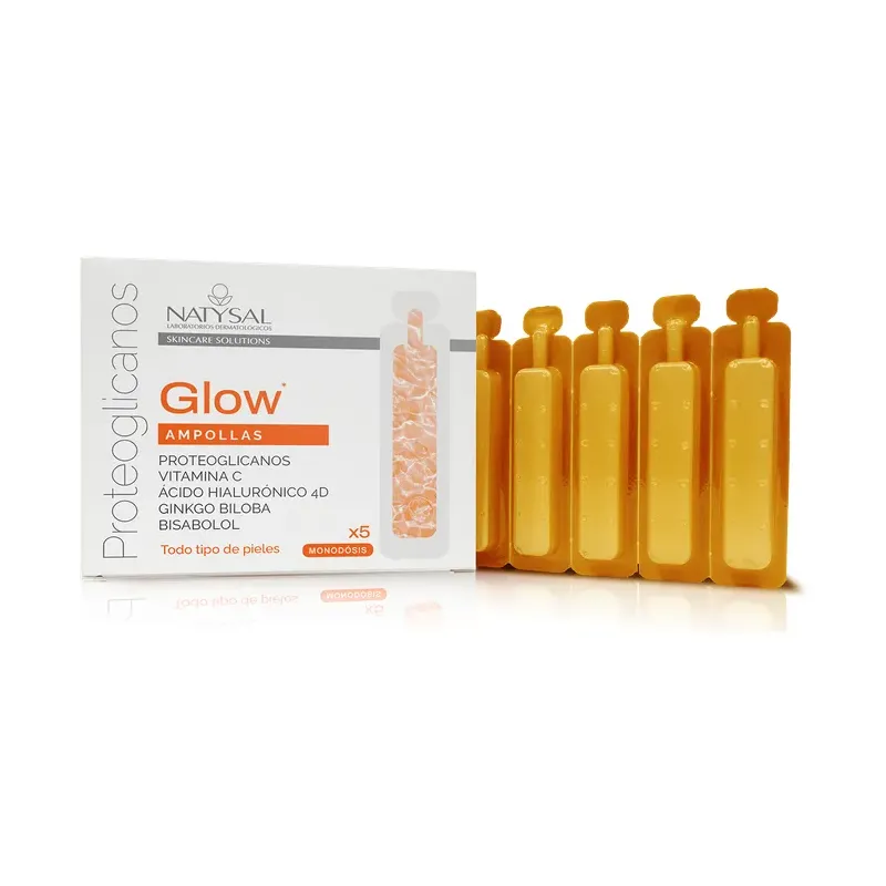 AMPOLLAS PROTEOGLICANOS GLOW (CAJA 5 MONODOSIS)