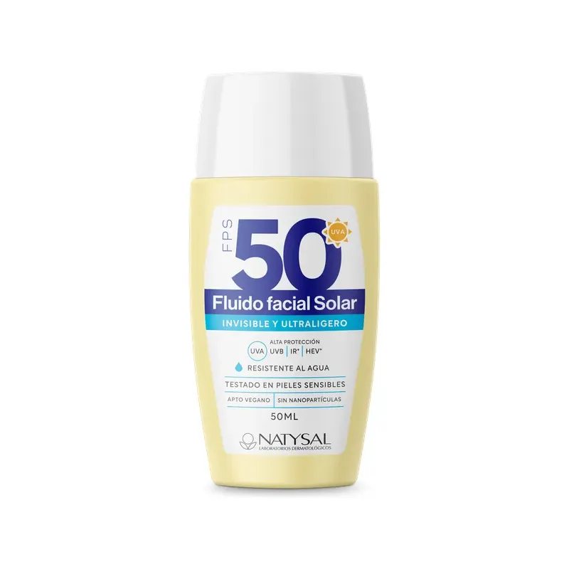 FLUIDO FACIAL SPF 50 CON UVA 50ML RESISTENTE AL AGUA