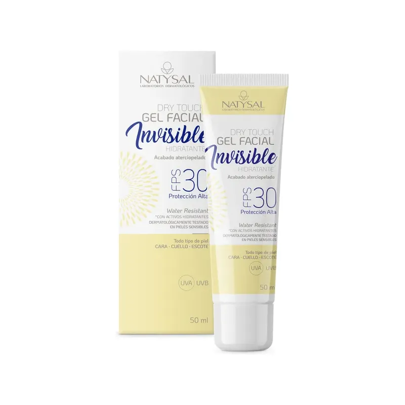 GEL FACIAL INVISIBLE FPS 30  - 50 M