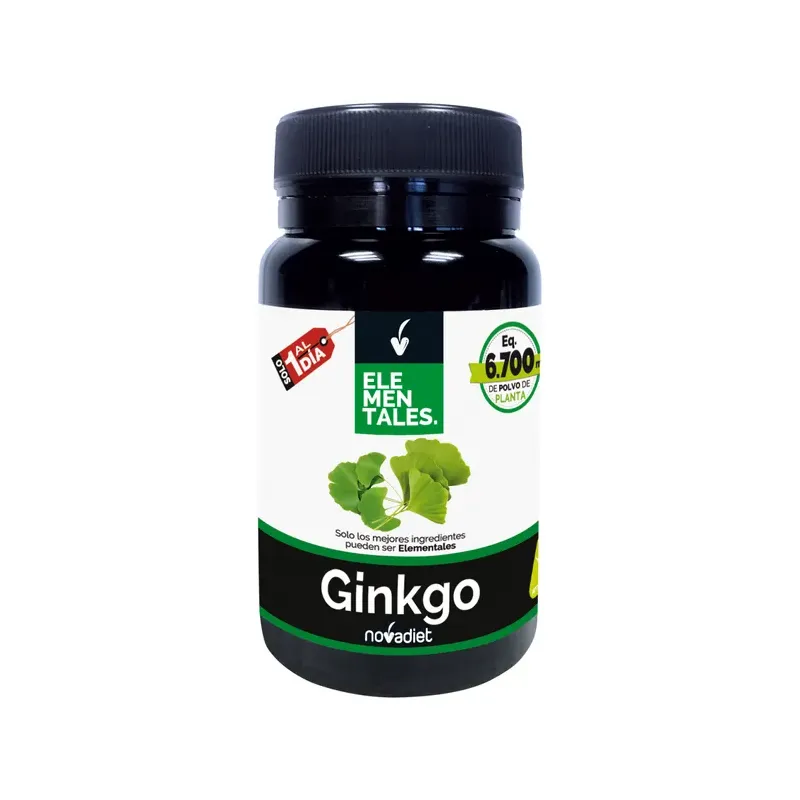 GINKGO Envase de 30 cápsulas vegetales.