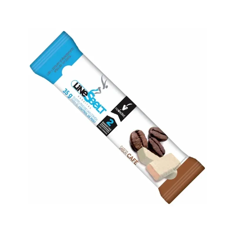 LINE SBELT CAFÉ Envase de 24 barritas de 35 g cada una.
20+4