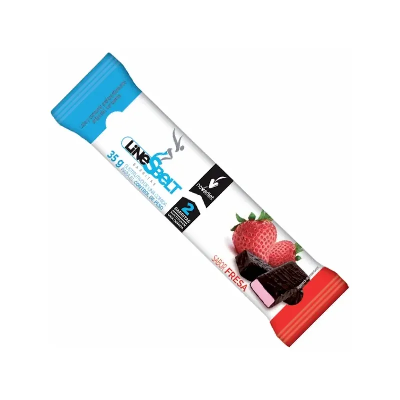 LINE SBELT FRESA Envase de 24 barritas de 35 g cada una.