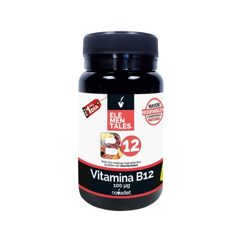 VITAMINA B12 100 MCG Envase de 120 comprimidos.