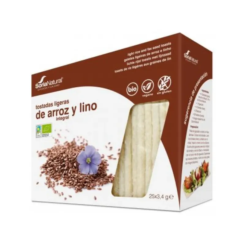 BIO TOSTADAS DE ARROZ Y LINO