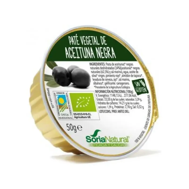 PATE VEGETAL DE ACEITUNA NEGRA