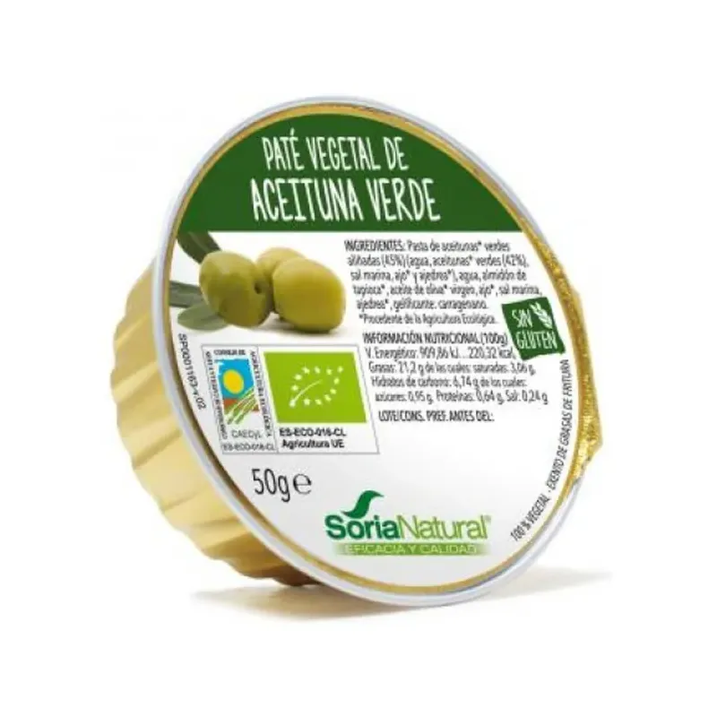 PATE VEGETAL DE ACEITUNA VERDE