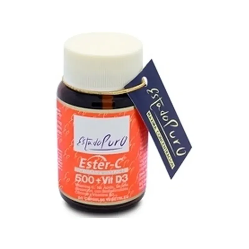 ESTER C 500+VIT D3 60CAP  ESTADO PU