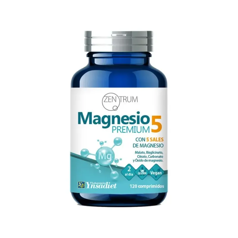 MAGNESIO PREMIUM 120 CAPS 5 SALES DE MAGNESIO