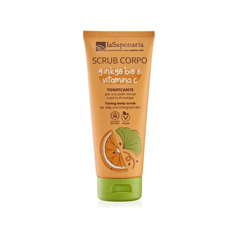 EXFOLIANTE CORPORAL DE JENGIBRE Y ALBARICOQUE - CON VITAMINA C FORMATO DE VIAJE (75 ML) OFERTA LOTE CADUCIDAD 30/04/27