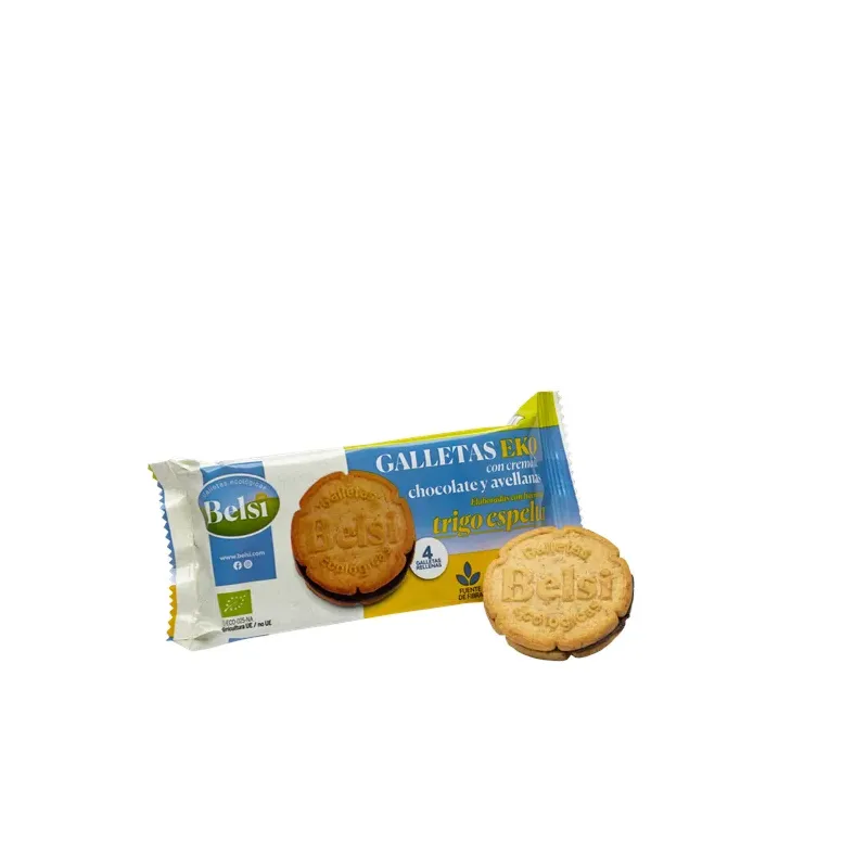 GALLETA RELLENAS CHOCOLATE Y AVELLANA TRIGO ESPELT