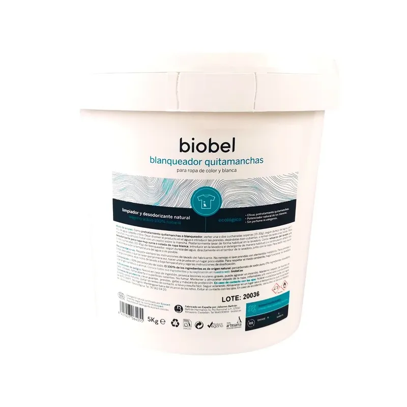 BIOBEL BLANQUEADOR 5 KG.
