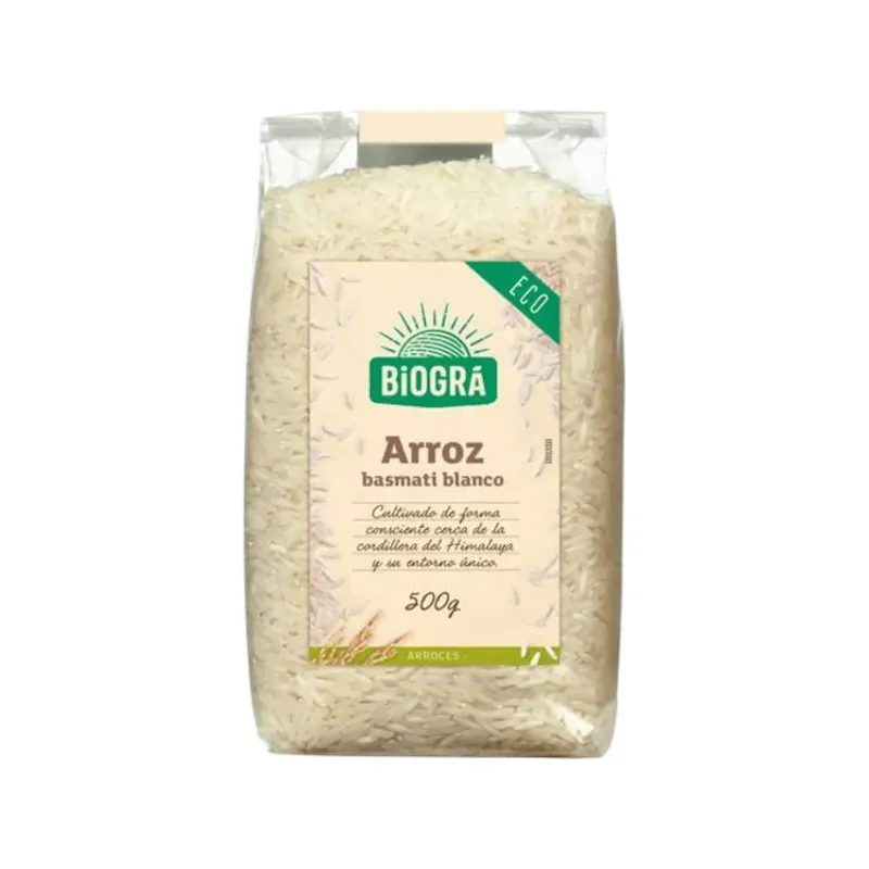 ARROZ BASMATI BLANCO 500G