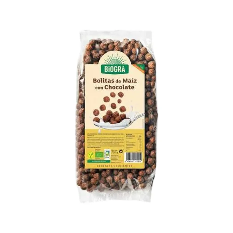 BOLITAS DE MAÍZ CON CHOCOLATE 250G