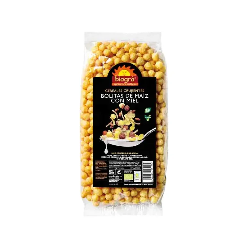 BOLITAS DE MAÍZ CON MIEL 250G