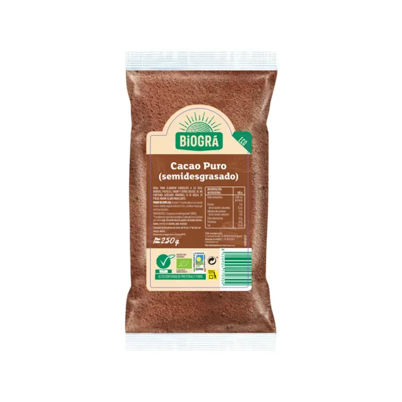 CACAO EN POLVO PURO 250G