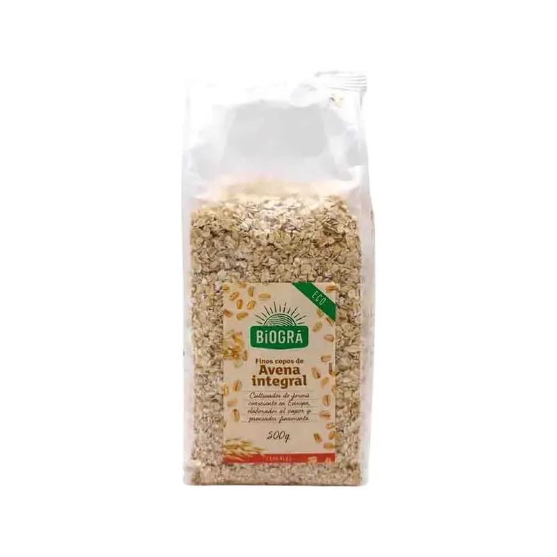 COPOS DE AVENA FINOS INTEGRALES 500G