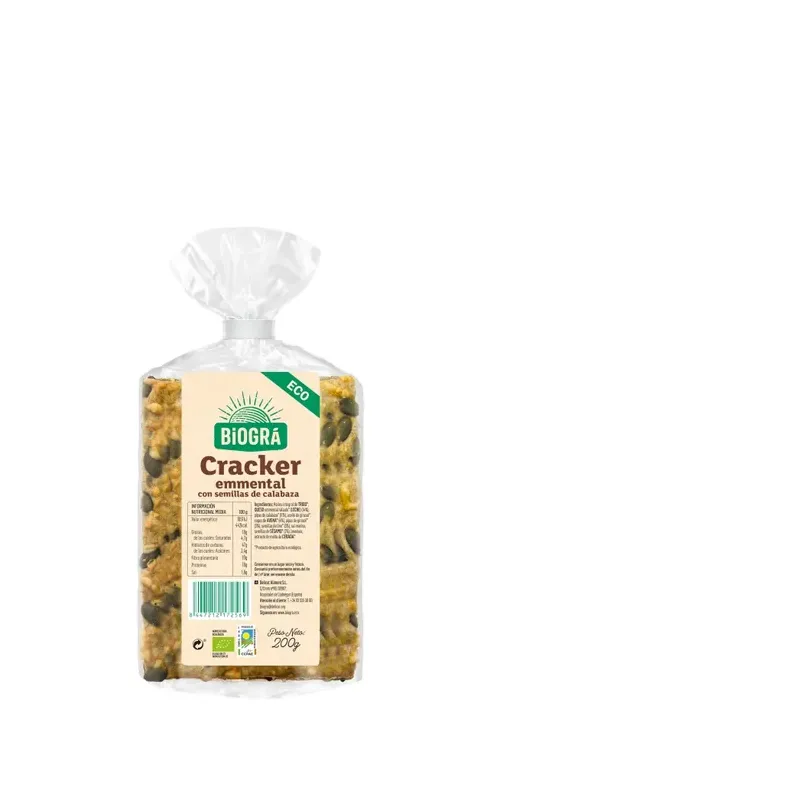CRACKER EMMENTAL PIPAS DE CALABAZA 200G