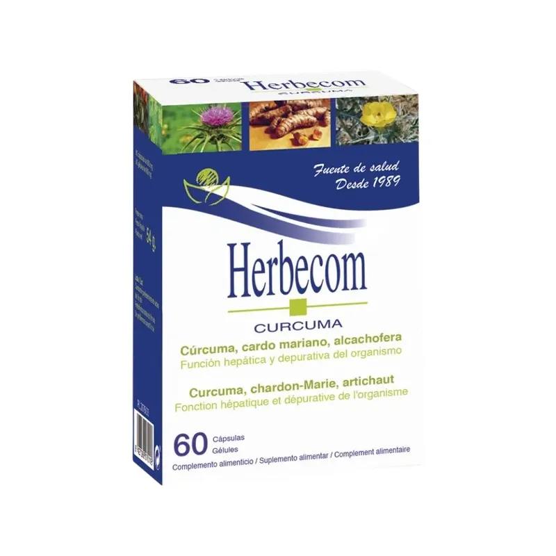 HERBECOM CURCUMA 60 CÁPSULAS