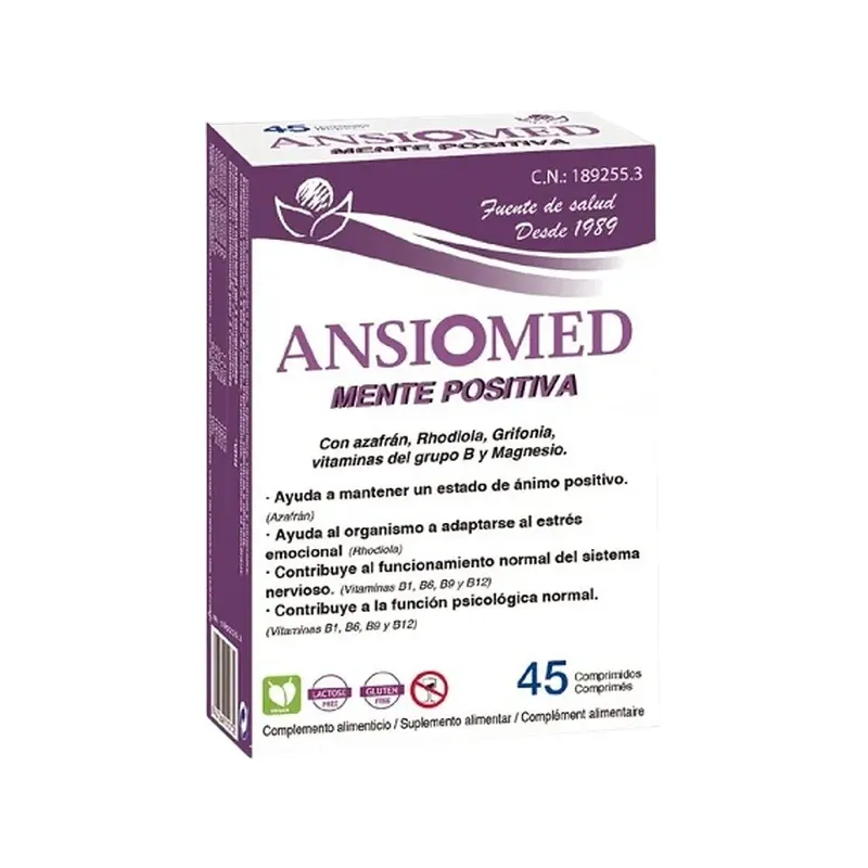 ANSIOMED MENTE POSITIVA 45 Comprimidos