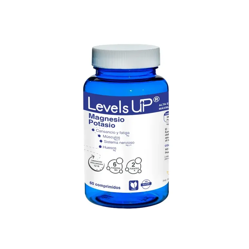 LEVELS UP MAGNESIO + POTASIO 60 COM