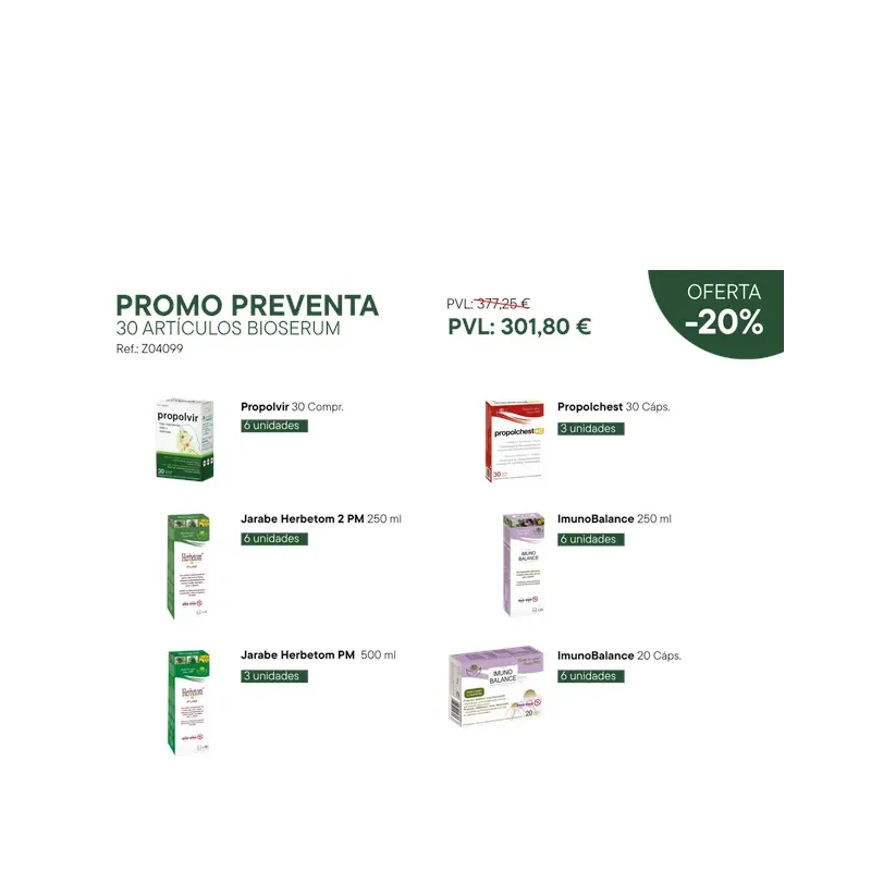 PROMO PREVENTA BIOSERUM (21 UNIDADES)
