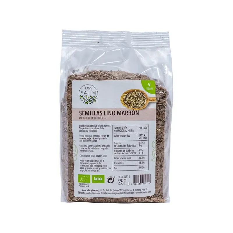SEMILLA LINO MARRON 250 G