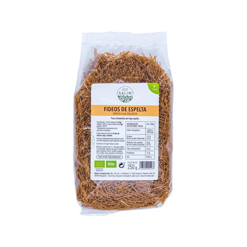 FIDEOS TRIGO  ESPELTA 250 G
