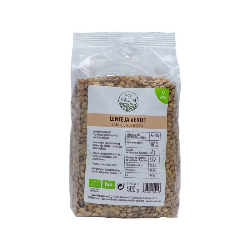 LENTEJA VERDE 500 G