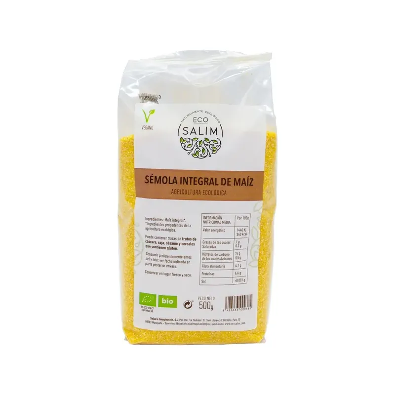 SEMOLA INTEGRAL DE MAIZ 500 G