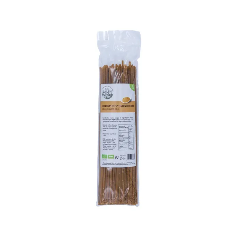 TALLARINES ESPELTA CON CURCUMA 250