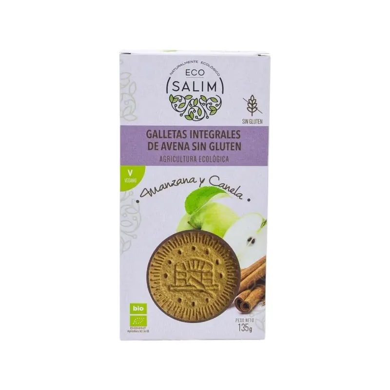 GALLETAS AVENA SG MANZANA&CANELA 13