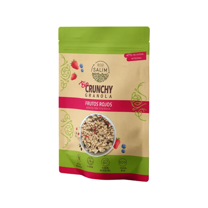 BIO CRUNCHY MUESLI CROCANTE AVENA FRUTOS ROJOS 250 G