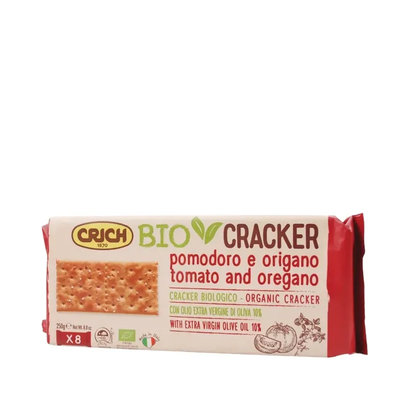 BIOCRACKERS TOMATE Y OREGANO 250 G