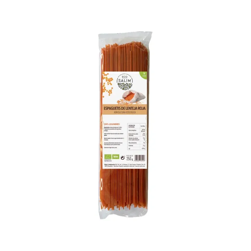 ESPAGUETS LENTEJA ROJA 250 G 250 G