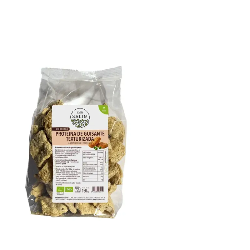 PROTEINA DE GUISANTE TEXTURIZADA EN TROZOS ECO (150)