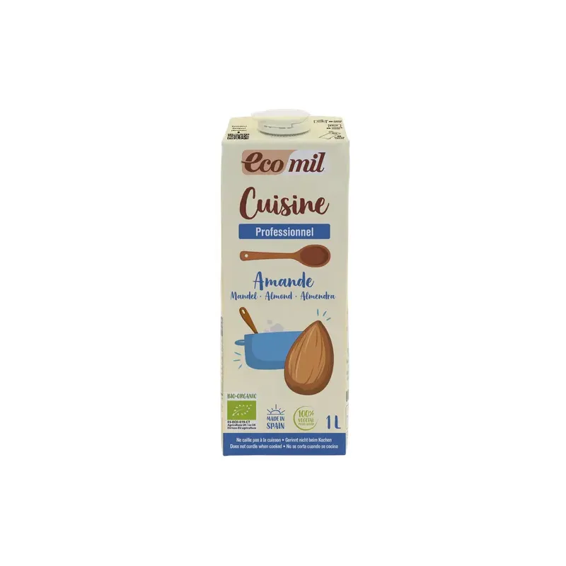 CAJA 6 UDS CREMA DE ALMENDRA PARA COCINAR BIO 1 L