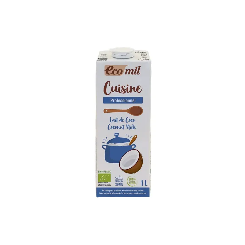 CAJA 6 UDS CREMA DE COCO PARA COCINAR BIO 1 L