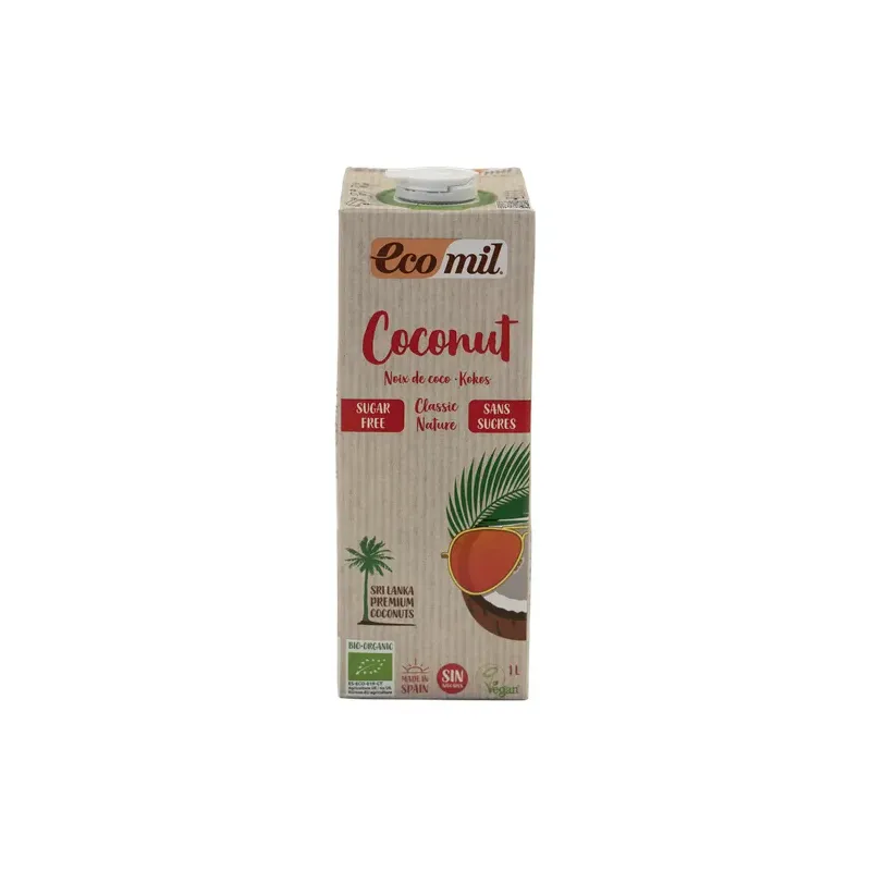 CAJA 6 UDS COCO CLÁSICO NATURAL SIN AZÚCAR BIO 1 L