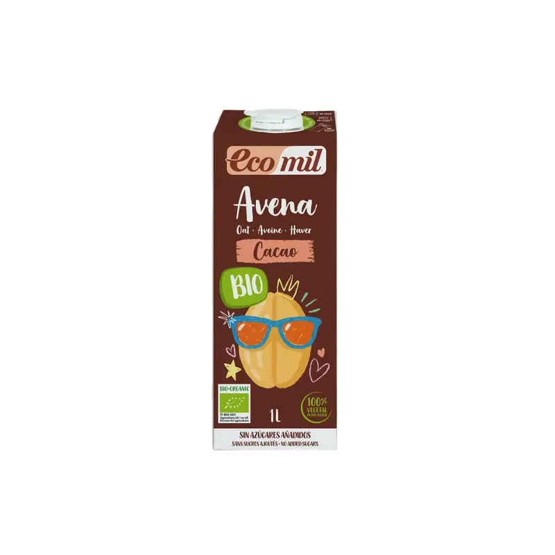 CAJA 6 UDS AVENA CACAO SIN AZÚCARES AÑADIDOS BIO 1