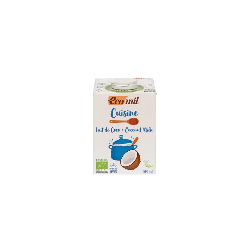CAJA 6 UDS CREMA DE COCO PARA COCINAR BIO 500 ML