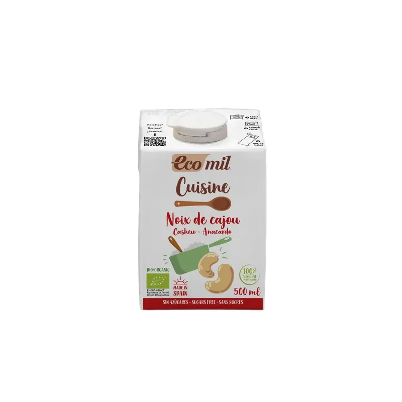 CREMA DE ANACARDO PARA COCINAR SIN AZÚCAR BIO 500
